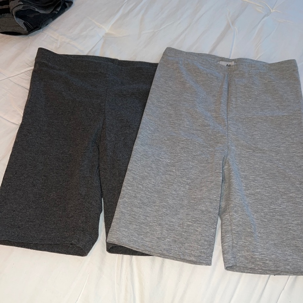 ADIKA GREY BIKER SHORTS